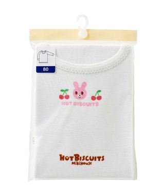 MIKI HOUSE HOT BISCUITS 【80-120cm】 長袖肌着(インナー) 白