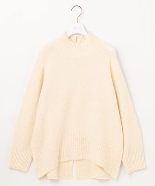 ANY SIS S  【大人百花掲載 ヨンアさん着用】ハイネックバックポイント ニット アイボリー