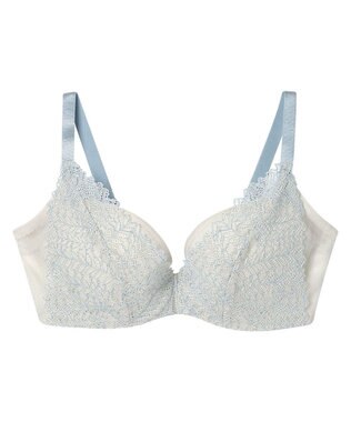 une nana cool 【脇高で背中スムージングブラジャー】さあわたし　レース アイボリー