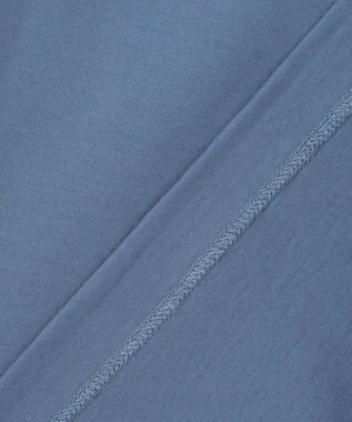 23区 シルキータッチ ベーシック Tシャツ ダルブルー系