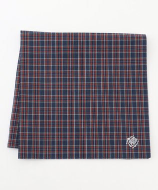 J.PRESS MEN チェックハンカチ ブルー系3