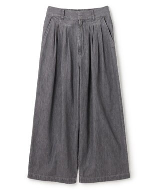 uncrave ライトデニム ワイドパンツ グレー