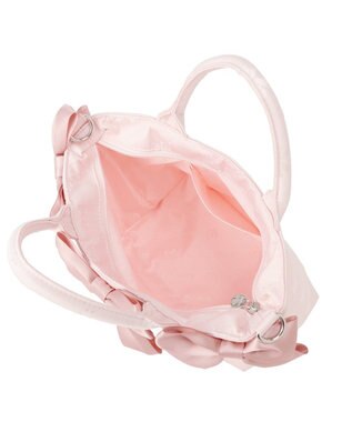 Maison de FLEUR リボンジャカード2Wayミニトートバッグ Pink