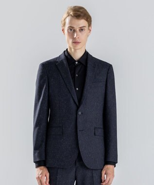 JOSEPH HOMME 新素材【セットアップ対応】カラーネップストレッチ 　テーラードジャケット ネイビー系