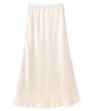 uncrave アセテートヴィンテージサテン バイアススカート エクリュ