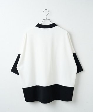 WEGO ドルマンポンチハーフジップT（S） ブラック