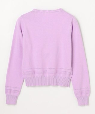 組曲 KIDS 【150-160㎝】クラシック カーディガン ライラック系