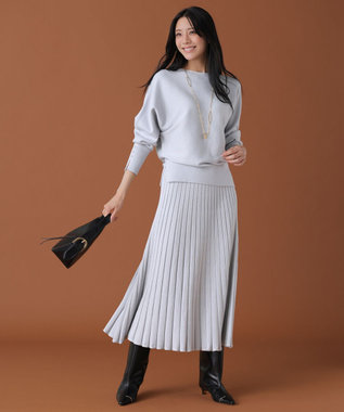 CICA加工 ニット フレア スカート