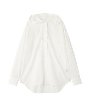 AMERICAN HOLIC ナイロンフーディーシャツ Off White