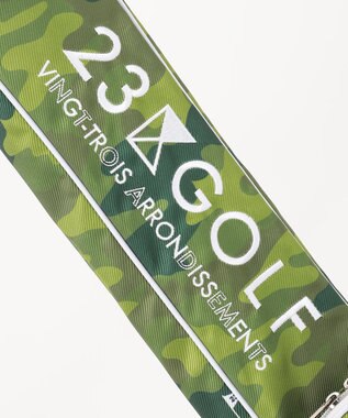 23区GOLF 【UNISEX】カモフラ柄 セルフスタンド カーキ系5