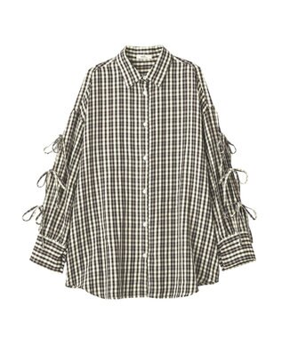 earth music&ecology 【予約】アソートチェックシャツ チェックブラック