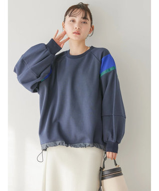 AMERICAN HOLIC ショルダーラインドロストポンチプルオーバー Navy