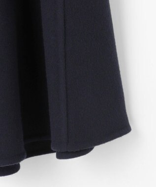 #Newans セーラーカラーダブルフェイスケープコート ネイビー