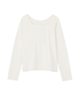 AMERICAN HOLIC 【2WAY】スクエアネックプルオーバー Ivory
