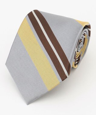 J.PRESS MEN シルクツイルストライプ ネクタイ イエロー系2