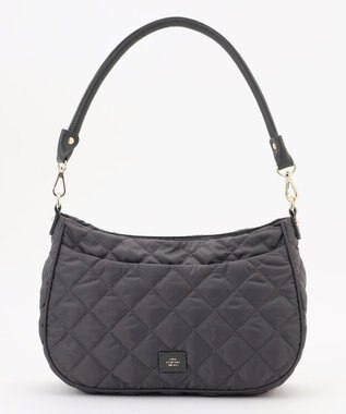 J.PRESS LADIES 【2way】ボンディングキルト ショルダー バッグ スレート系