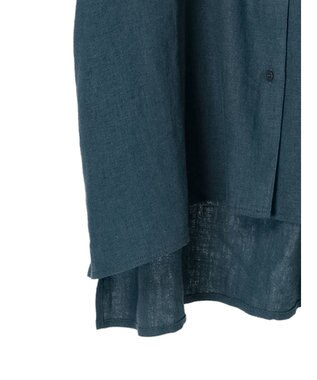 CRAFT STANDARD BOUTIQUE 【キナリノ別注】リネンレーヨンWポケットシャツ Navy