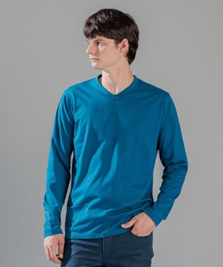 JOSEPH HOMME スビンソフトジャージー　Vネック長袖カットソー