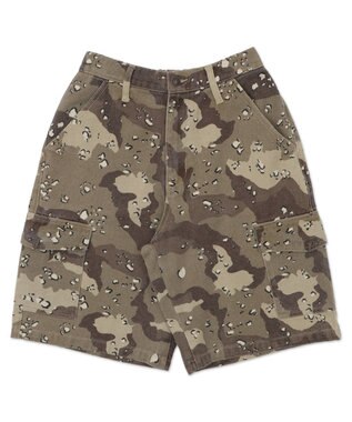 WEGO ヴィンテージウォッシュカーゴハーフパンツ 柄2