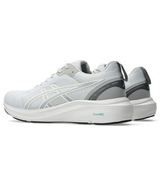 ASICS WALKING ゲルファンウォーカー メンズ 4E相当 ライトグレー×ホワイト