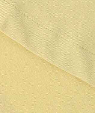 ANY ハイツイストコットンポンチョ風Tシャツ イエロー