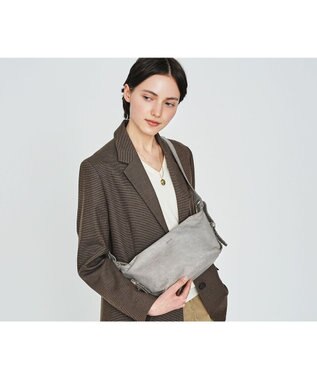 genten ヴィンテージバッファロー小 グレー