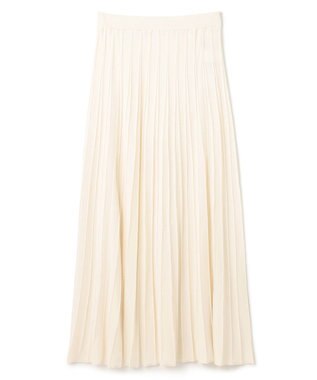 BEIGE， MONSTERA / ニットスカート Ecru