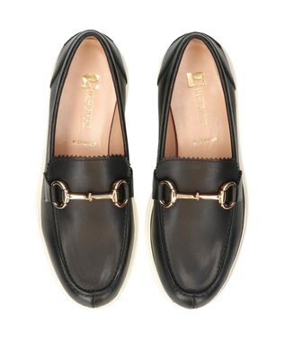 INTER-CHAUSSURES 【PASCUCCI】モールドソールビットローファー ブラック