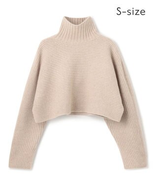 BEIGE， 【S-size】LA BAUME / ショートニット Taupe