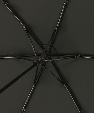 MOONBAT 【遮熱・遮光】POLO RALPH LAUREN(ポロ ラルフローレン)無地 PP刺繍 晴雨兼用 雨傘 折りたたみ傘 簡単開閉 ブラック