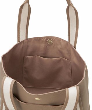 TOPKAPI 【TREASURE TOPKAPI】ソフトシュリンク テープハンドル A4 トート バッグ グレージュ