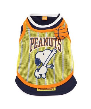 PET PARADISE スヌーピー バスケット Ｔシャツ 接触冷感《イエロー》 小型犬 イエロー×ブラック