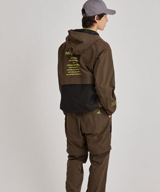 PW CIRCULUS 【撥水加工/軽量/ストレッチ】【MEN】メッシュコンビブルゾン カーキ系