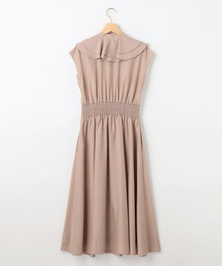 組曲 【WEB限定】シアーボイル ラッフルワンピース ラテベージュ系