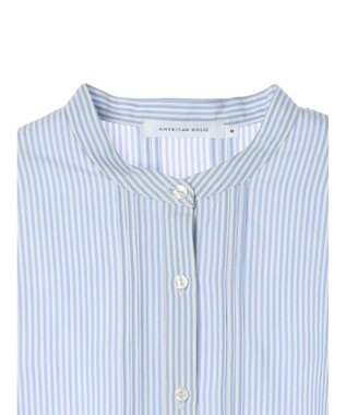 AMERICAN HOLIC サラックールタック使いブラウス Stripe