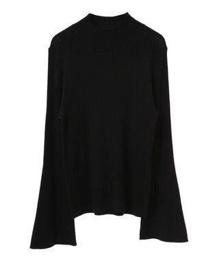 earth music&ecology フレアスリーブプルオーバー Black