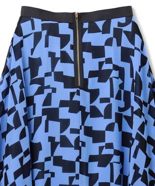 BEIGE， LUCIE / ランダムヘムスカート Sax × Navy