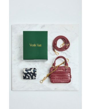 style code 【VerdeVari/ヴェルデヴァリ】TINY BUISINESS BAG レッド