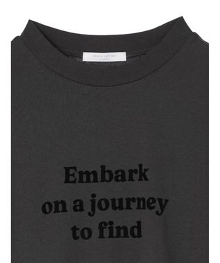 Green Parks ブロックロゴオーバーサイズＴシャツ Dark Gray