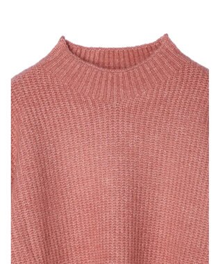 earth music&ecology ＦＬＵＦＦＹハイネックプルオーバー Pink