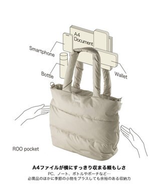 ROOTOTE 3685【弾む軽さフェザールー】FE.ミディアム.モダーン-A 01：ブラック