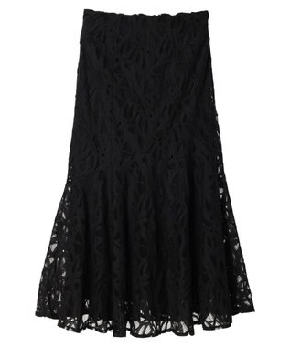 Green Parks ・ＥＬＥＮＣＡＲＥ　ＤＵＥ　レースマーメイドスカート Black