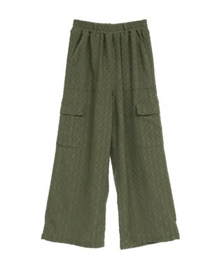 Green Parks ・ＳＵＧＡＲ　ＳＰＯＯＮ　カットレースカーゴパンツ Off White