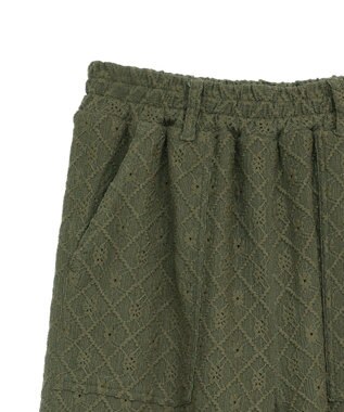 Green Parks ・ＳＵＧＡＲ　ＳＰＯＯＮ　カットレースカーゴパンツ Off White