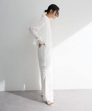 Green Parks ・ＳＵＧＡＲ　ＳＰＯＯＮ　カットレースカーゴパンツ Off White