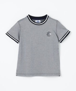 J.PRESS KIDS 【110-130cm】COOLMAX コンビボーダー リブＴシャツ ネイビー系