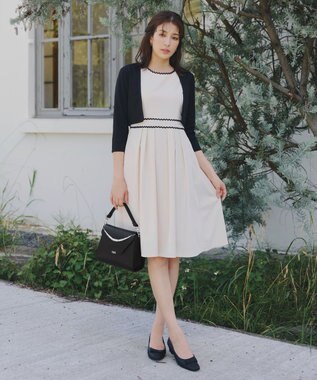 Tiaclasse 【安田美沙子さん着用・4way /2TYPEハンドル】パールチェーン付きハーフフォーマルミニバッグ ブラック