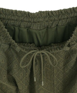 Green Parks ・ＳＵＧＡＲ　ＳＰＯＯＮ　カットレースカーゴパンツ Off White