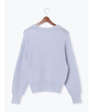 Te chichi キャットヤーンニット Ｓグレー