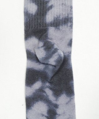 WEGO タイダイプリントソックス ブラック